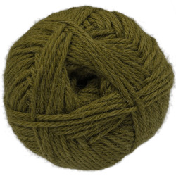 Olive Green - Baby llama/Merino wool - Bulky - 100 gr./178 yd.