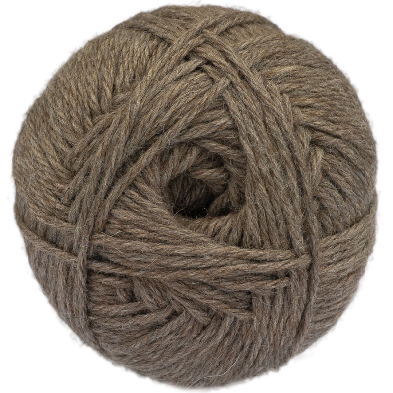 Light chestnut - Baby llama/Merino wool - Bulky - 100 gr./178 yd.