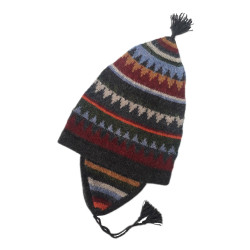 "Zig Zag" Andean Hat - Alpaca Wool  