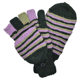 Mitten-Gloves - Hand-knitted - Size M