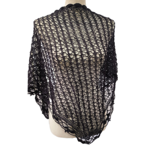 Lace Triangle Scarf - Pure Alpaca Wool