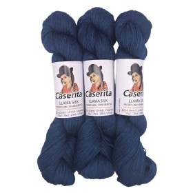 Navy Blue – Baby Llama & Silk – 50 g / 219 yd.