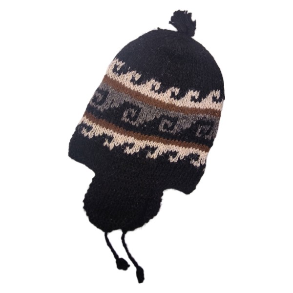 Andean Beanie in Natural Colors - Llama and Alpaca