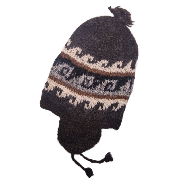 Andean Beanie in Natural Colors - Llama and Alpaca