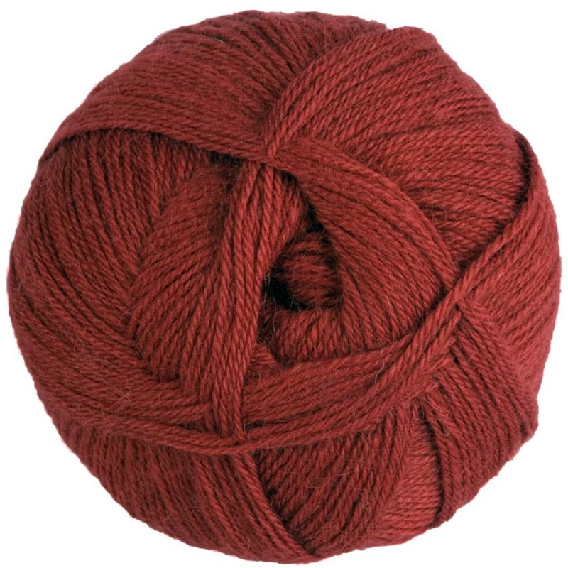 Pure Alpaca Wool - Terracotta Red - 100 gr.