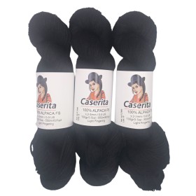 Black - 100% Alpaca FS - 100 gr./ 601 yd.