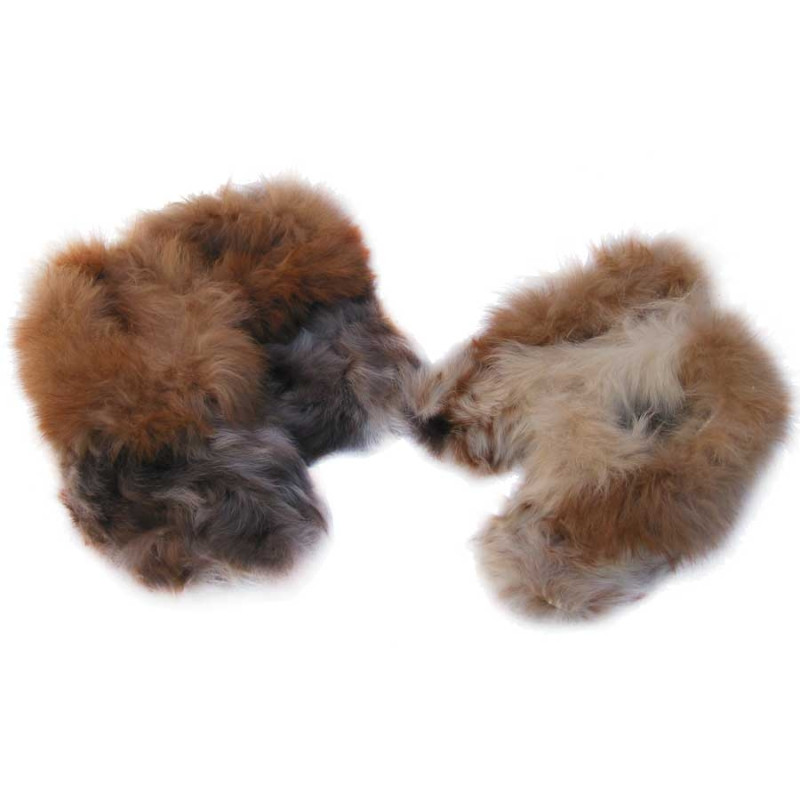 Plush Slippers for Adults - Alpaca Fur